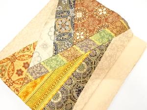 切りばめ　名物裂織り出し　作り帯